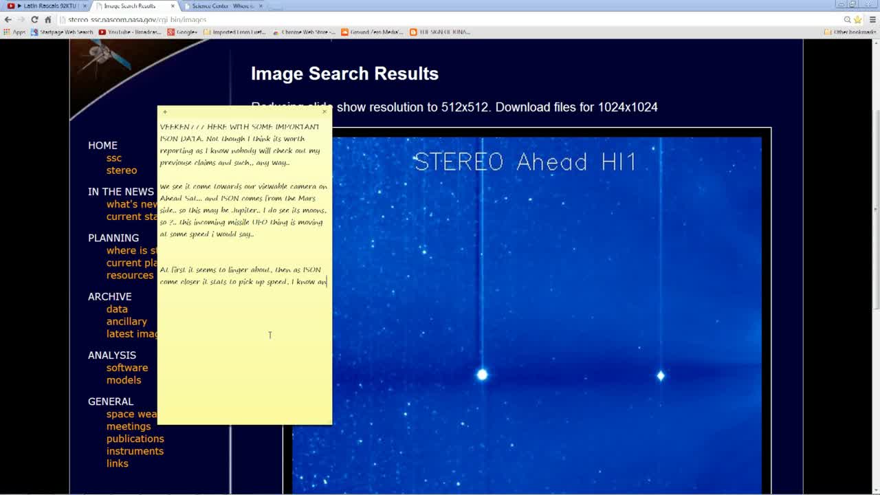 ISON Flights And UFOs 01