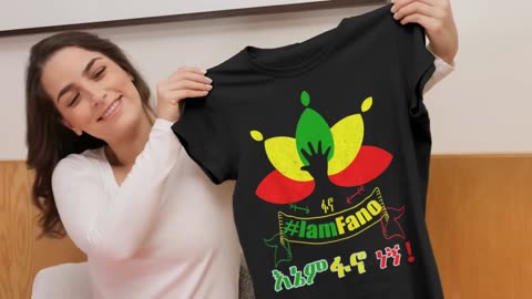 Ethio 360 , I am Fano Shirt design to order online world wide