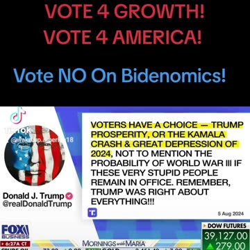 DO YOU WANT A HARRIS ECONOMY OR A TRUMP ECONOMY?