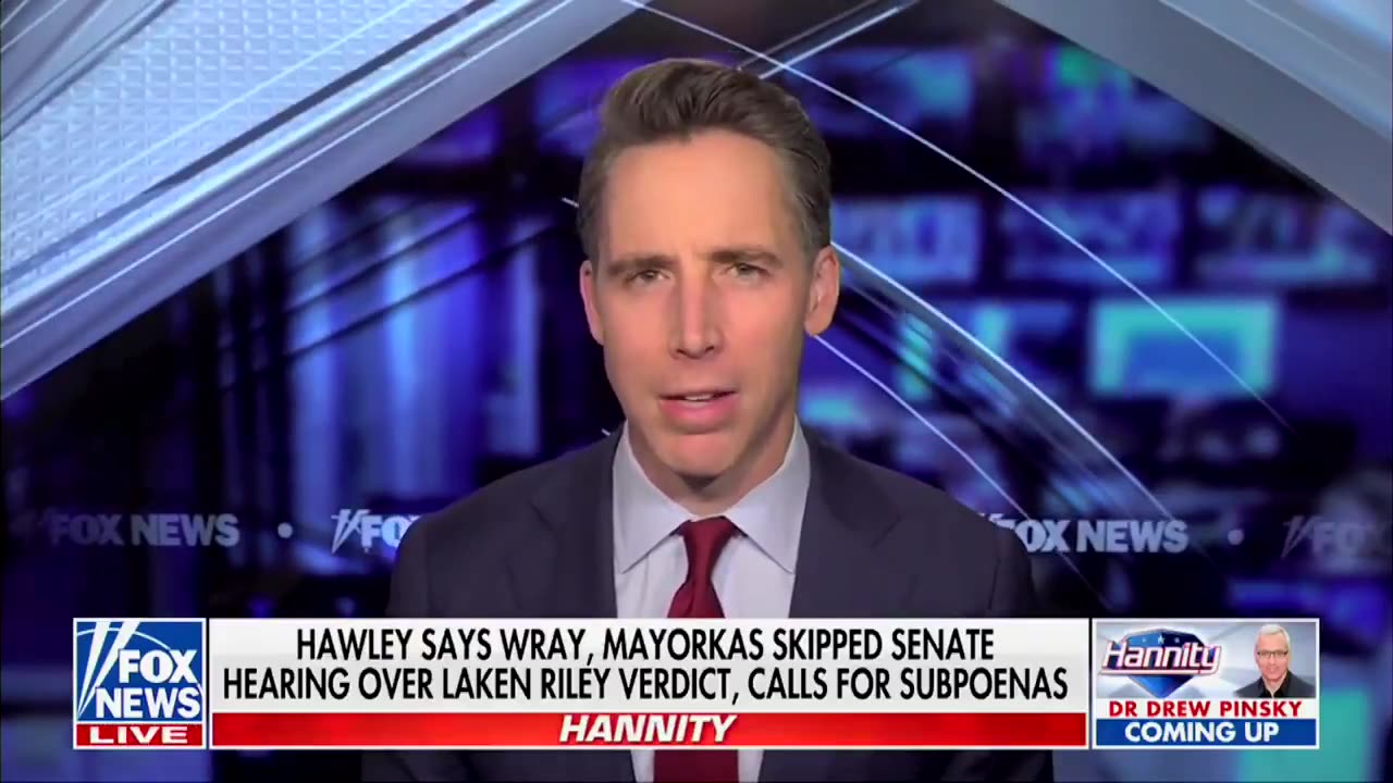 Sen Josh Hawley: ‘Why don’t Mayorkas and Wray want to testify?‘