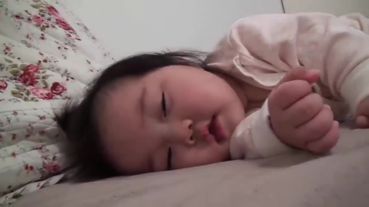 Cute and Lovely Girl Sleeping