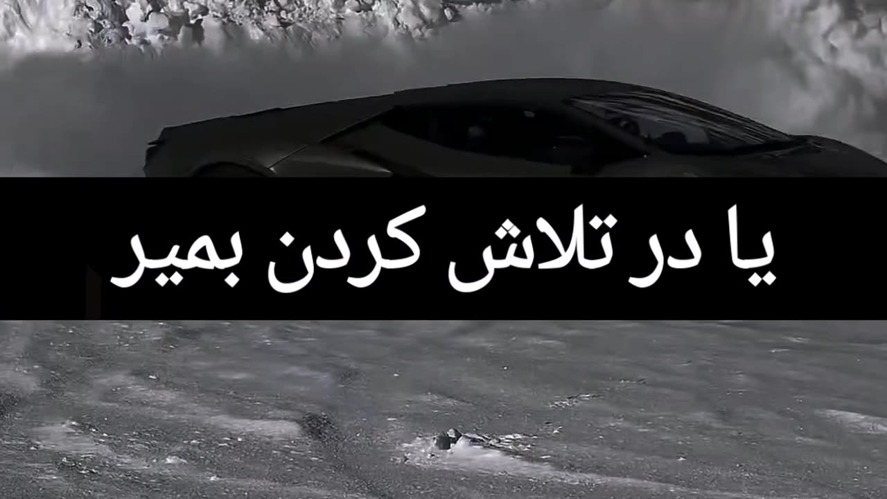 یا در تلاش کردن بمیر