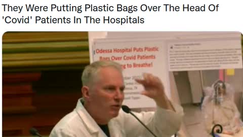 Texas hospital putting plastic bags over patients heads????