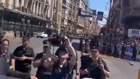 Bolsonaro em Buenos Aires.