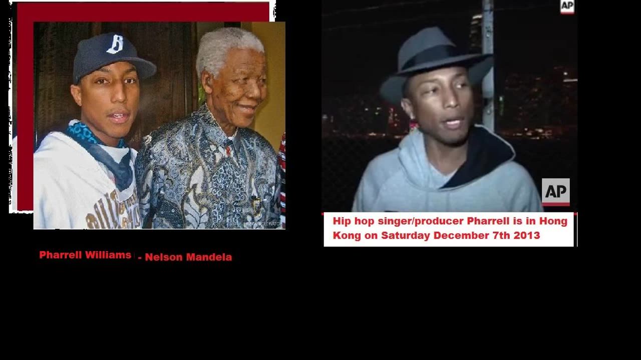 Pharrell-Williams on meeting Nelson Mandela Effect