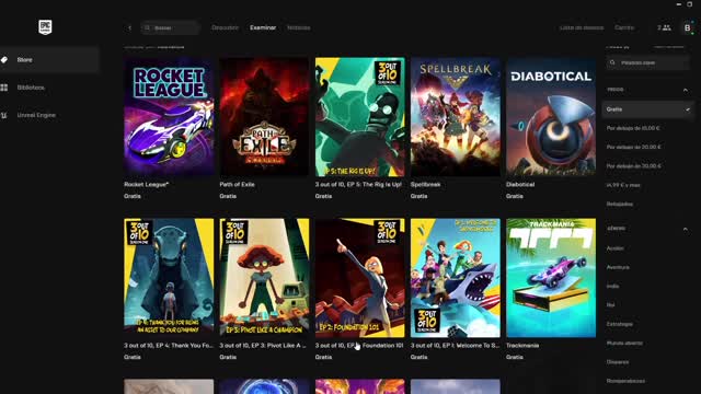 juegos gratis descarga epic games enero del 2022