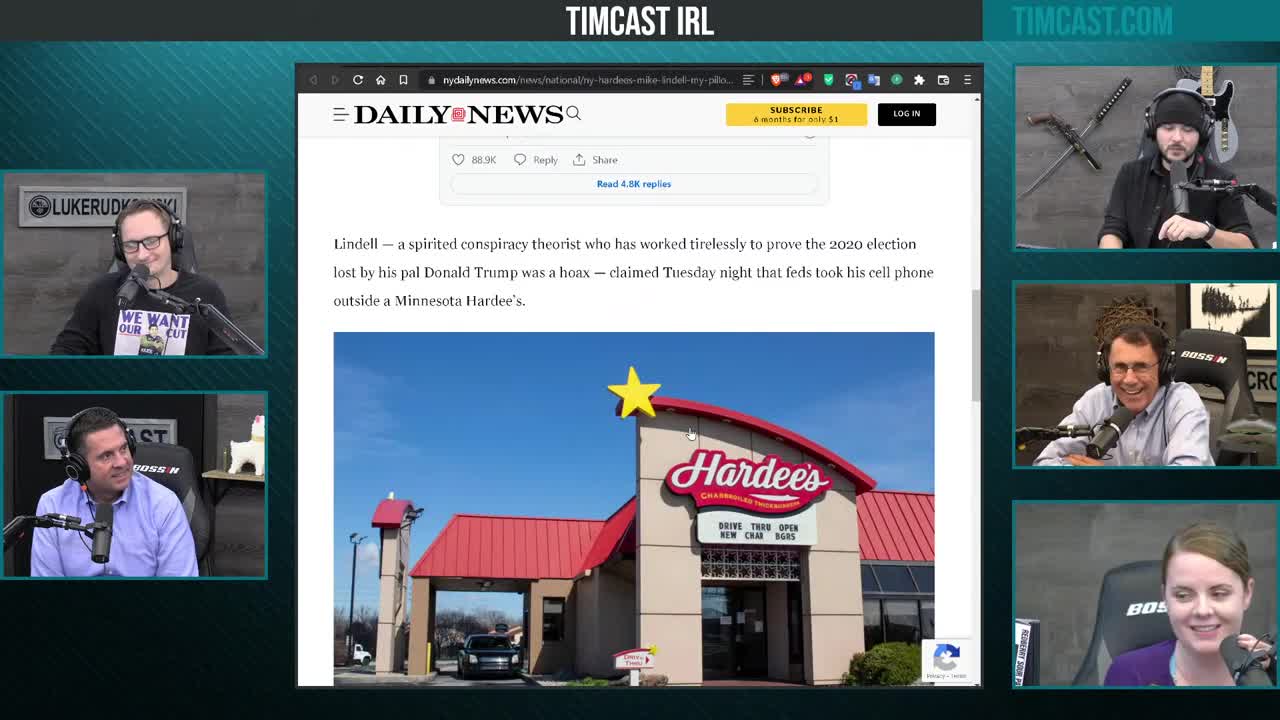 Tim Pool & Devin Nunes Discuss Hardees Taking Advantage Of The Mike Lindell Situation