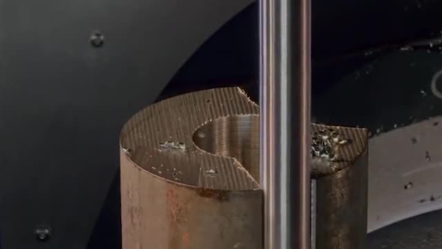 Numerically controlled machinery with explosive feeling of science and technology