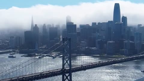 San Francisco Bay Bridge, show you the view