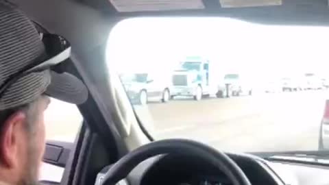 Thousands of Freedom Truckers on the MOVE