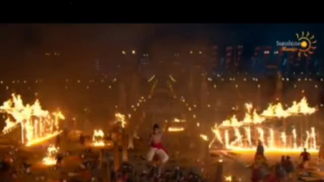Blockbuster south indian movie scene