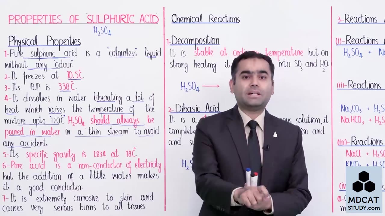 LEC#17 SULPHURIC ACID (PART-2)