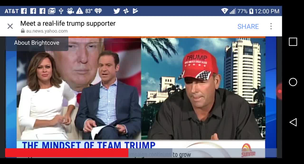 1st Australian TV interview before Trump took office.