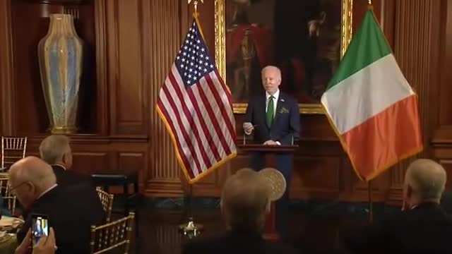 Joe Biden: "I May Be Irish But I Am Not Stupid"