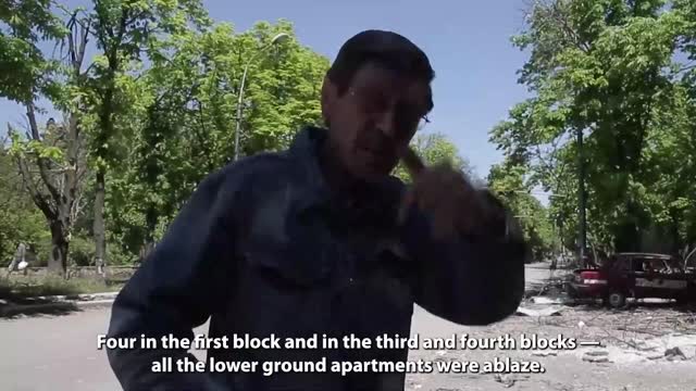 A resident of Mariupol on how Azov terrorists set his house on fire