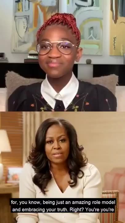 Girl suggests on Video Call to Michelle Obama that he is a Transgender!!