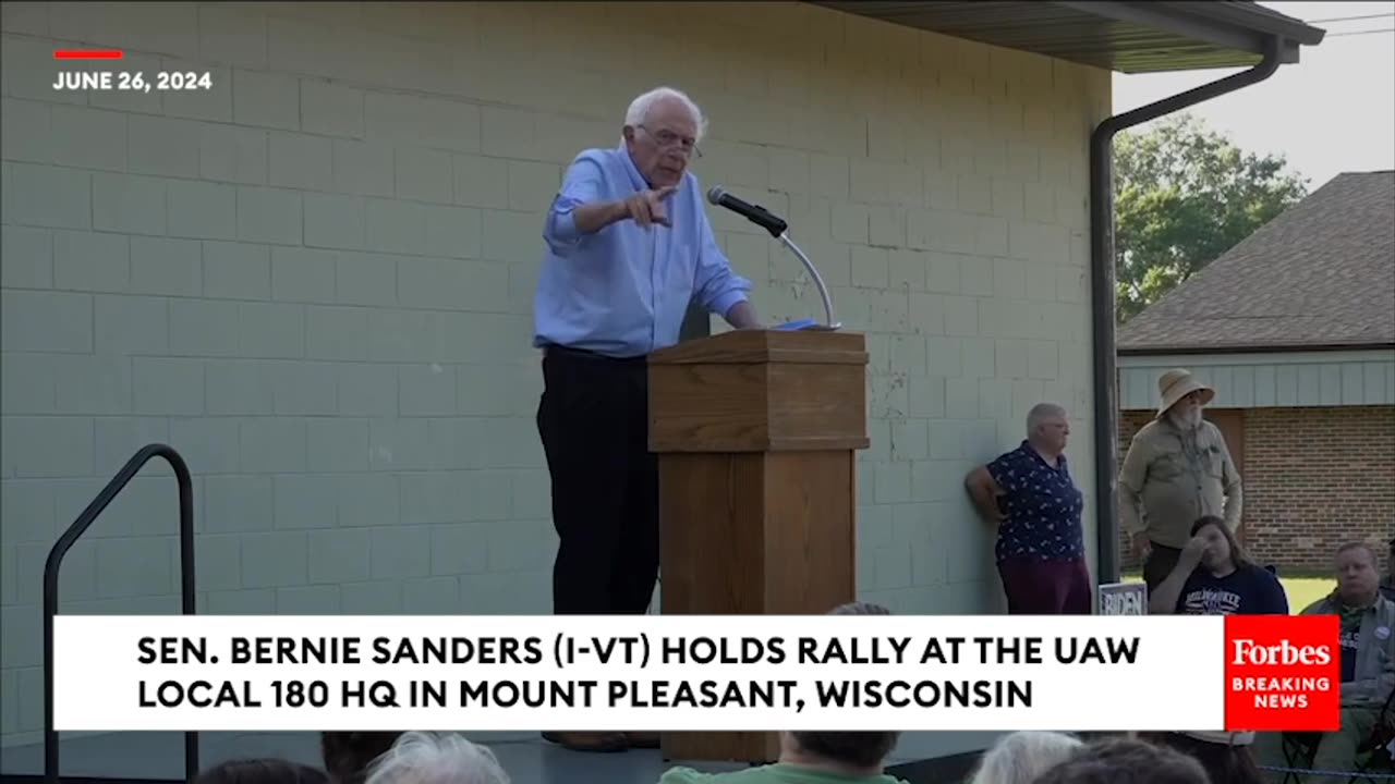 Bernie Sanders Praises Biden's Economic And Manufacturing Record