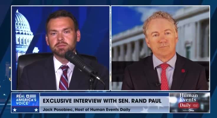 Rand Paul w/ Jack Posobiec on investigating Fauci & origins of Covid