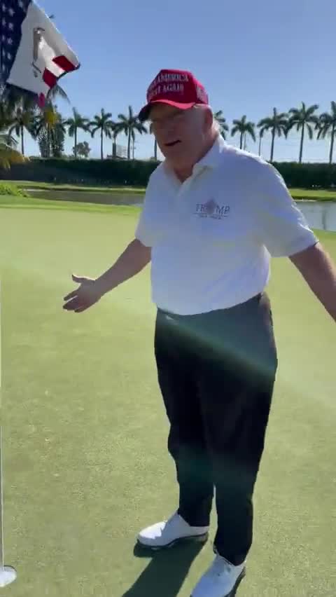 President Trump's Hole-In-One