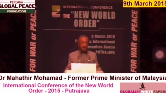 Dr Mahathir Mohammad Oct 2015, at Putrajaya