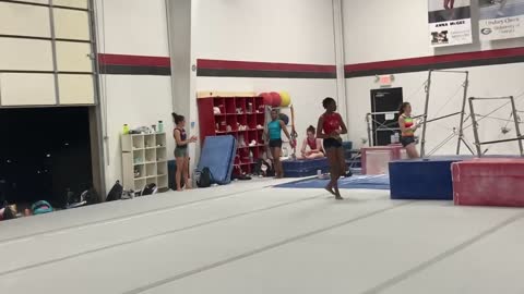 Gymnastics Double Front Flip