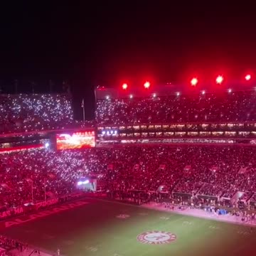 LOVE THAT BEAUTIFUL ALABAMA LIGHT SHOW!!!