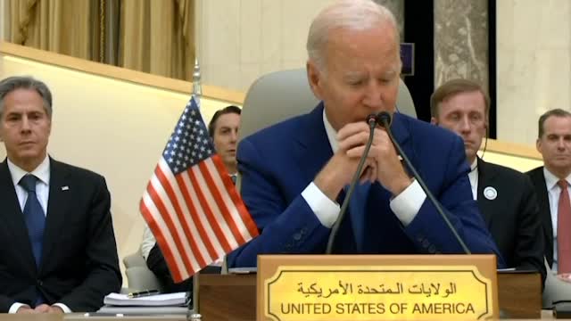 Biden honours 'selfishness...erm, selflessness' of American soldiers in Middle East