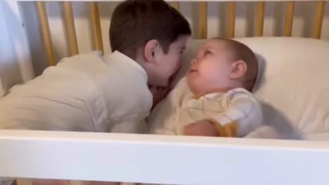 ##WHEN YOUR BROTHER IS YOUR BEST FRIEND ##CUTE BABY HEART TOUCHING VIDEO