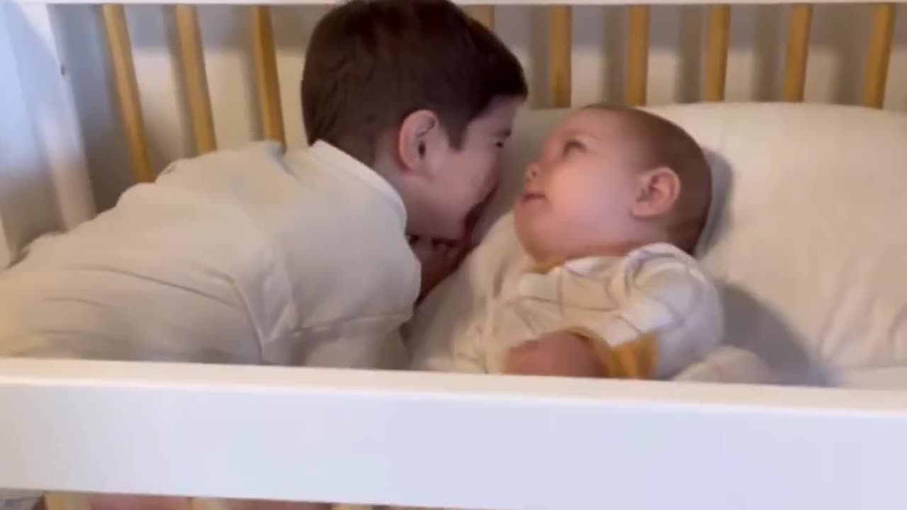 ##WHEN YOUR BROTHER IS YOUR BEST FRIEND ##CUTE BABY HEART TOUCHING VIDEO