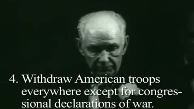 Robert Welch Speech Predicting Insider plans to Destroy America