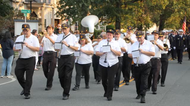 Lynbrook NY Fire Department participates in the 2022 4th Battalion Parade