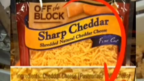 Wood chippings In Packaged (Industrial) Cheese! You decide