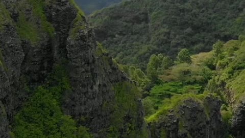 Beautiful scenery taken from high above