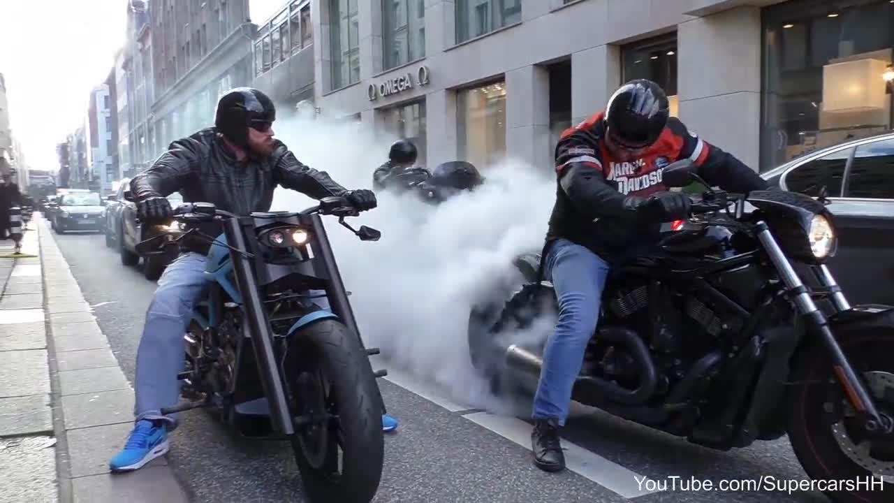 Motorcycle Compilation - Burnouts, Brutal Sounds and more!