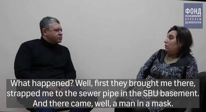 When they found out that I was Russian, they beat me, tortured me