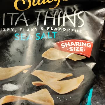 Eating Private Selection Traditional Hummus And Stacy's Pita Thins, 9/26/23