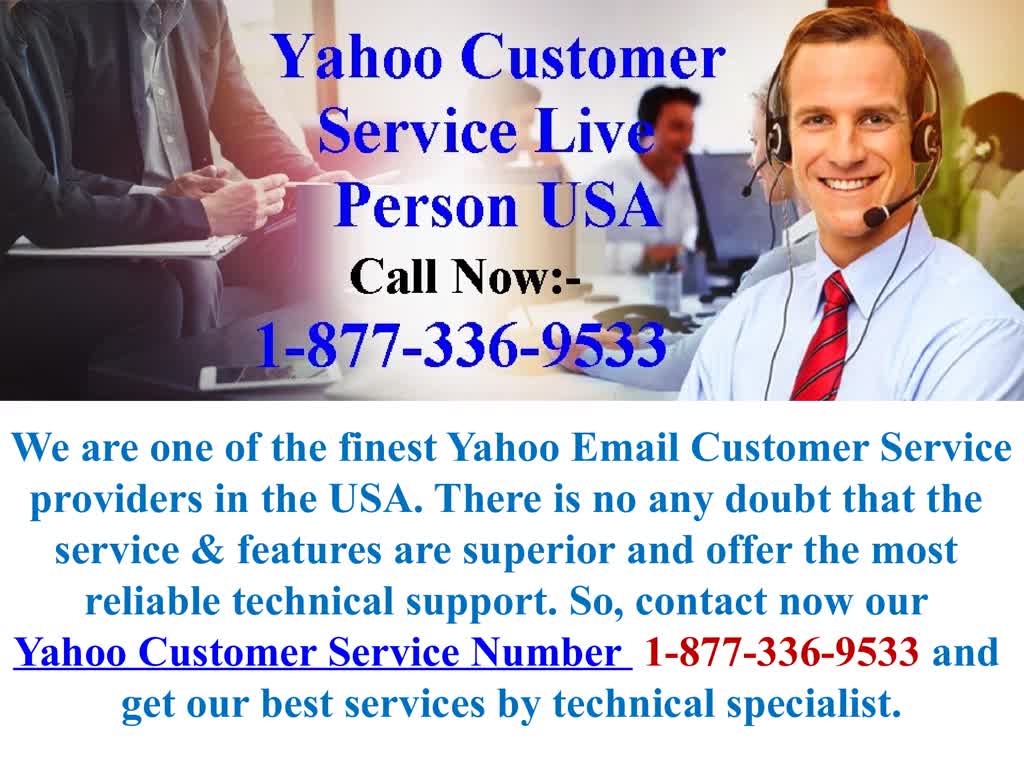 Yahoo Customer Service Live Person USA 1-877-336-9533