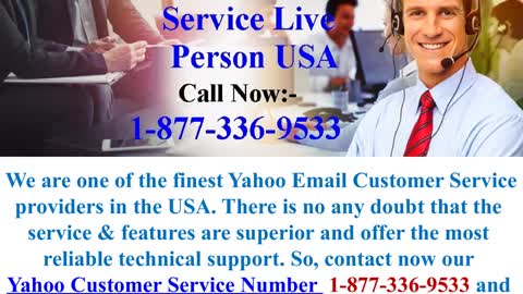 Yahoo Customer Service Live Person USA 1-877-336-9533