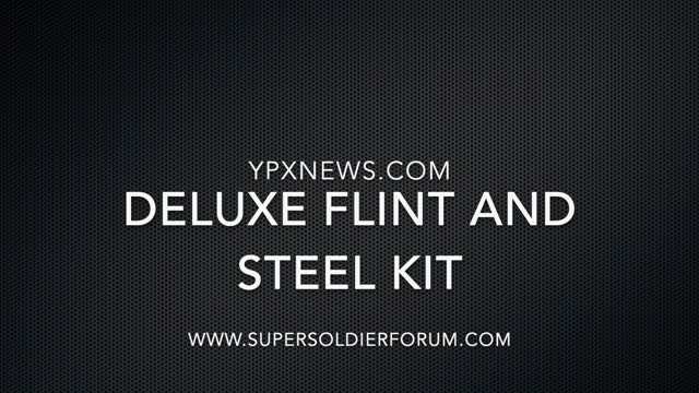 How to a Fire with the Deluxe Flint and Steel Kit