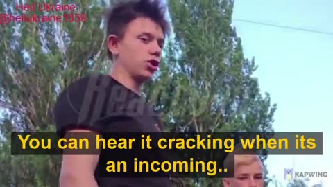 Children of Donetsk learned to distinguish where the artillery rounds