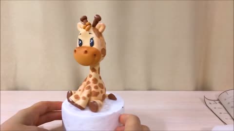 Жираф из мастики мк /Giraffe