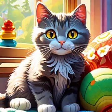 A Cat's Entire Life in 60 Seconds! From Playful Kittens to Wise Seniors 🐱💫