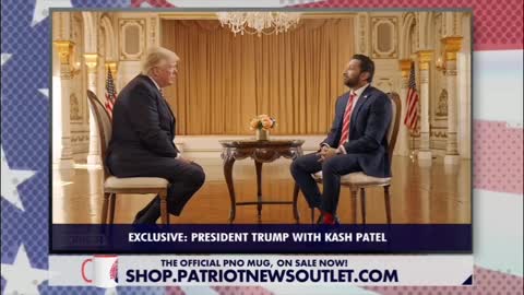 Exclusive: President Trump With Kash Patel.