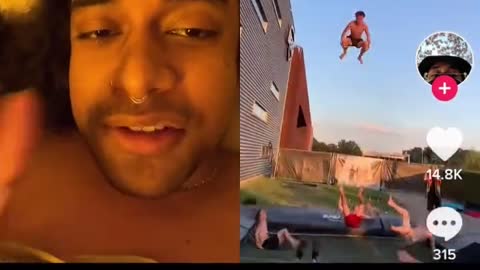 Being able to do stunts- such as on a trampoline- is white supremacy 🤡