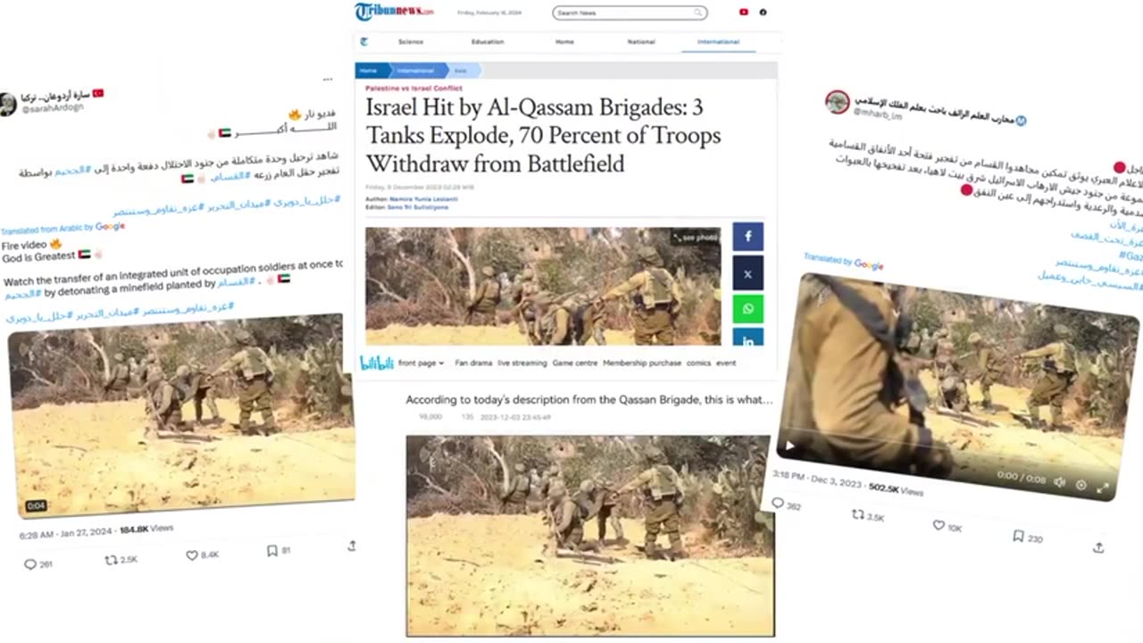 The official Arab media released a publication that went viral but its a fraud