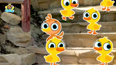 Six Little Ducks | Nursery Rhymes | Kids Songs | Educational Video for Kids | Hey Tenny!