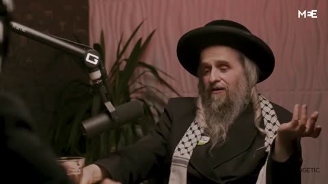 Jewish Rabbi looks demonic