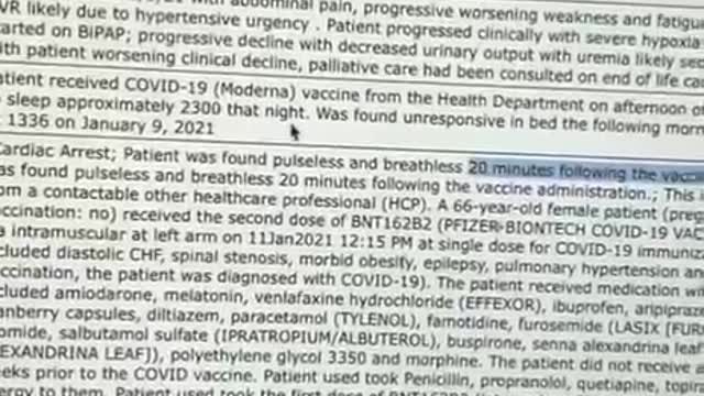 CDC Website Covid Vaccine deaths.