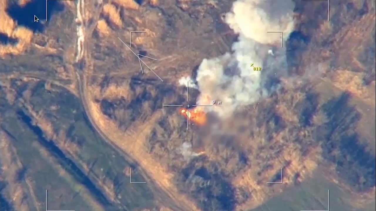 Russian Drone strike on Ukrainian equipment #14