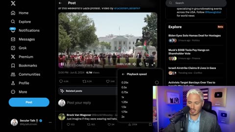 'GENOCIDE JOE!'_ Pro-Palestine Protesters ENCIRCLE The White House _ The Kyle Kulinski Show